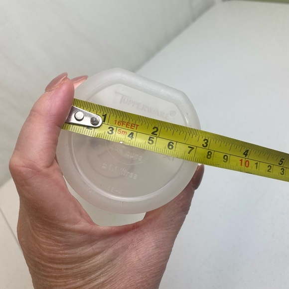 VINTAGE TUPPERWARE PASTA 4 3/4 Cups CONTAINER NO. 1661-4 With Lid #1898B-2 - Picture 10 of 11